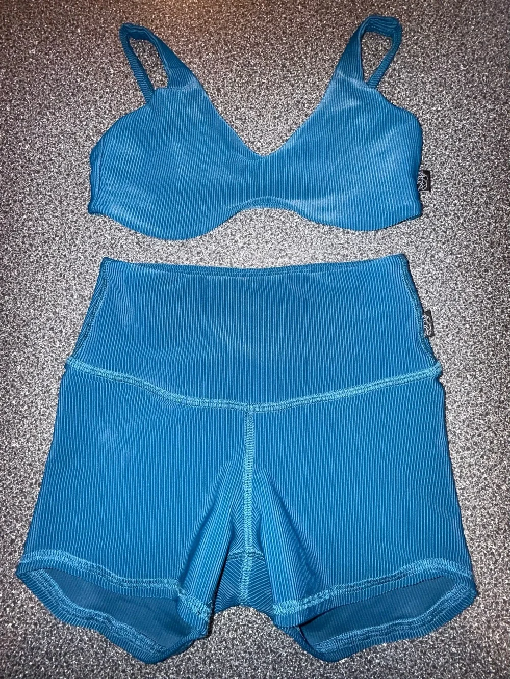 Tiger Friday Ruth Dance 3 Piece Set Teal Size Child X-Large, Bralette,Shorties